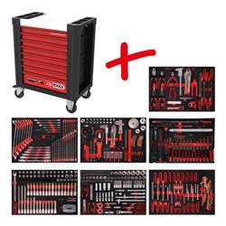 KS Tools Performanceplus Werkstattwagen-Satz P10 mit 397 Werkzeugen