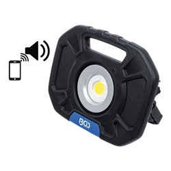 BGS COB-LED-Arbeits-Strahler 40W mit integrierten Lautsprechern