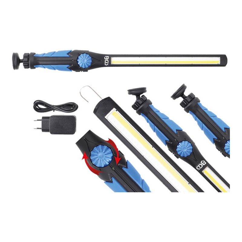 BGS COB-LED / UV-Arbeits-Handleuchte ultra flach