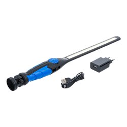 BGS COB-LED-Arbeits-Handleuchte LED Kaltweiß & Gelb ultra flach