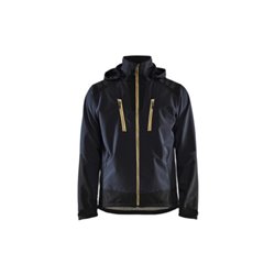 Blakläder Softshell Jacke, dunkelblau / gelb, Unisex-Größe: L