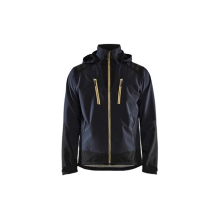 Blakläder Softshell Jacke, dunkelblau / gelb, Unisex-Größe: L
