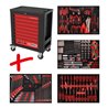 KS Tools Performanceplus Werkstattwagen-Satz P15 mit 241 Werkzeugen für 4 Schubladen
