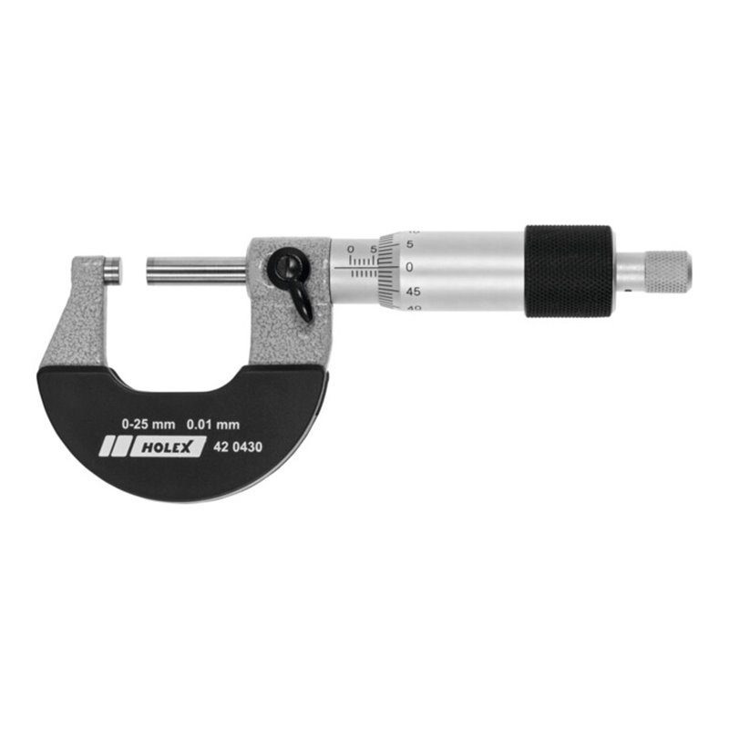 Holex Bügelmessschraube, Messbereich: 0-25 mm