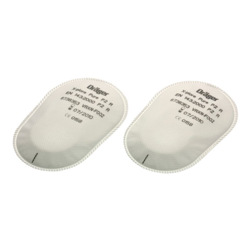 Dräger Safety Partikelwechselfilter-Set, 10 Paar, Filter: P2R