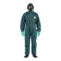 Ansell Schutzoverall Typ 3/4/5 AlphaTec 4000, grün, Unisex-Größe: XL