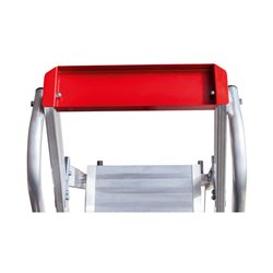 Euroline Alu-Stufenstehleiter mit großer Standplattform Nr. 32677