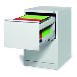 STIER Hängeregistraturschrank 2 Schubladen einbahnig DIN A4 720x465x620mm