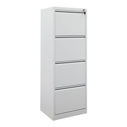 STIER Hängeregistraturschrank 4 Schubladen einbahnig DIN A4 1330x465x620mm