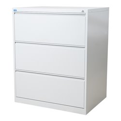 STIER Hängeregistraturschrank 3 Schubladen zweibahnig DIN A4 1020x840x620mm