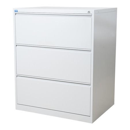 STIER Hängeregistraturschrank 3 Schubladen zweibahnig DIN A4 1020x840x620mm