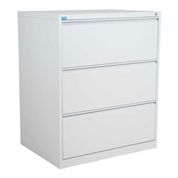 STIER Hängeregistraturschrank 3 Schubladen zweibahnig DIN A4 1020x840x620mm