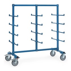 Fetra Tragarmwagen mit Abrollsicherung und PVC 4624-1AS