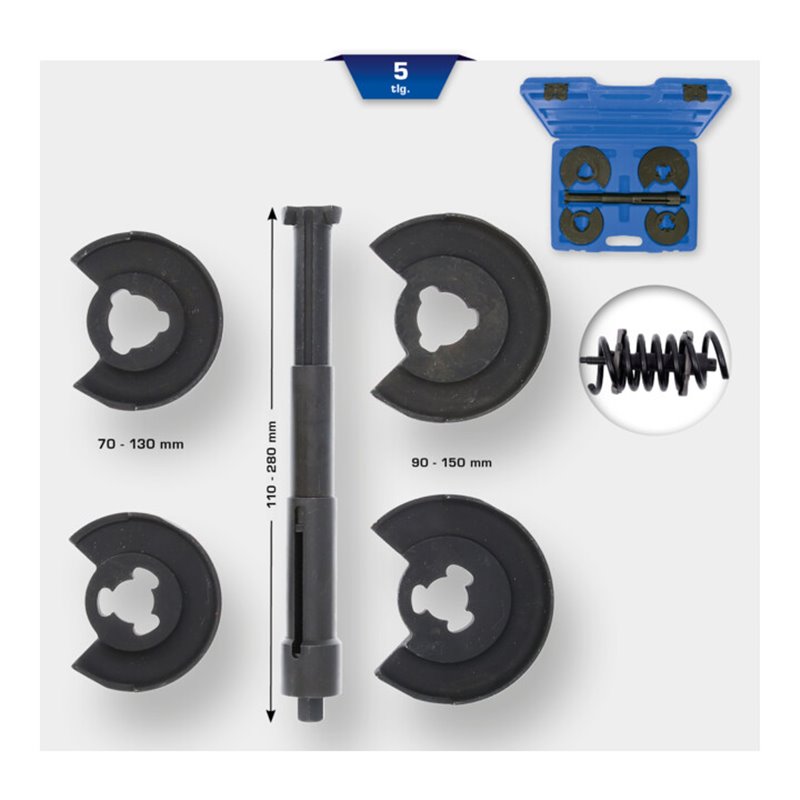 Brilliant Tools Teleskop-Innenfederspanner-Satz, 5-tlg