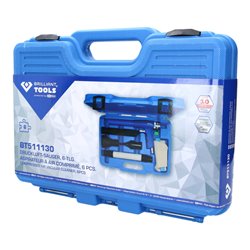 Brilliant Tools Druckluft-Sauger, 6-tlg