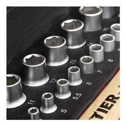 STIER Elektriker-Werkzeugsortiment im Aluminiumkoffer 128-teilig