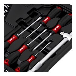 STIER Werkzeugkoffer mit 60-teiligem Werkzeugsortiment