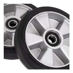 STIER Lenkräder-Set Gummi für Hubwagen