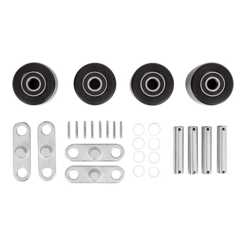 STIER Tandem-Lastrollen-Set Nylon inkl. Achsen + Wippen für Hubwagen