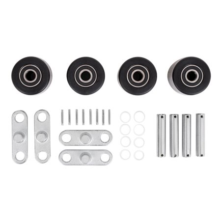 STIER Tandem-Lastrollen-Set Nylon inkl. Achsen + Wippen für Hubwagen