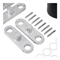 STIER Tandem-Lastrollen-Set Nylon inkl. Achsen + Wippen für Hubwagen