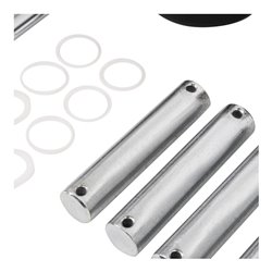 STIER Tandem-Lastrollen-Set Nylon inkl. Achsen + Wippen für Hubwagen