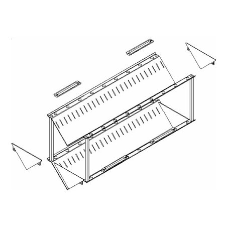 Rocholz Wand-Utensilo PRISMA 2-fach