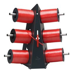 Rocholz Bandabroller Tisch- und Wandabroller für 6-8 Spulen mit Abschneider