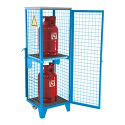 Bauer Südlohn Gasflaschen-Depot GFD-R2, lackiert