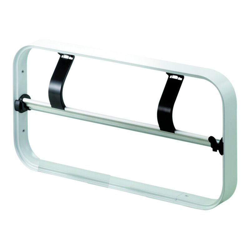 Rocholz Rahmen komplett STANDARD Rollenbreite 75 cm glatte Abreißkante verchromt