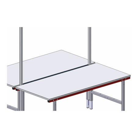 Rocholz Spaltabdeckung SYSTEM 2000 BxT 1640x40 mm für Packtisch 203000