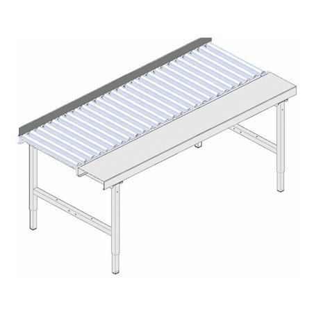 Rocholz SYSTEM 2000 Seitenführung für Rollenbahntisch