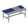 Rocholz Rollenbahntisch mit Arbeitsfläche und Waage SYSTEM 2000 1955x920x690-960 mm