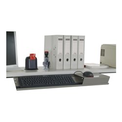 Rocholz Tastatur- und Mausablage SYSTEM 2000 760x210x20 mm