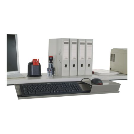 Rocholz Tastatur- und Mausablage SYSTEM 2000 760x210x20 mm