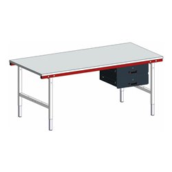 Rocholz Doppelschublade SYSTEM 2000 einzeln verschließbar 520x500x320 mm