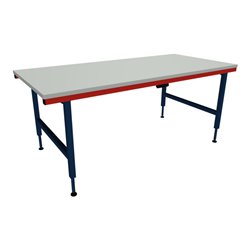 Rocholz Pack- und Arbeitstisch SYSTEM 2000 2000x920x710-960 mm höhenverstellbar durch Motor