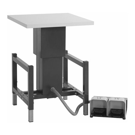 Rocholz Pneumatik-Hubtisch BxT 600x600 mm höheneinstellbar 500-710 mm