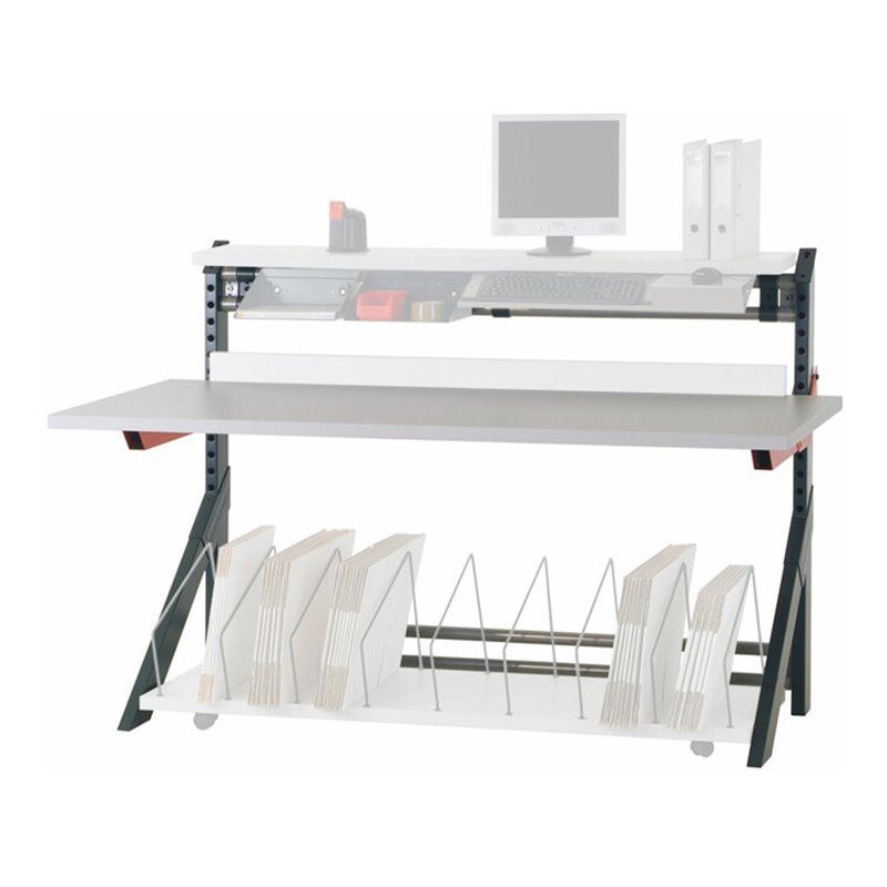 Rocholz Pack- und Arbeitstisch MODUL 5000 2000x1040x1330 mm elektrisch höhenverstellbar