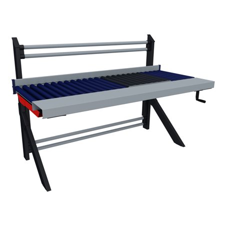 Rocholz 1955x1040x1330 mm MODUL 5000 Rollenbahntisch mit integrierter Waage höhenverstellbar