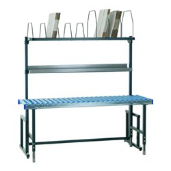 Rocholz Rollenbahntisch SYSTEM 2000 1955x640x690-960 mm