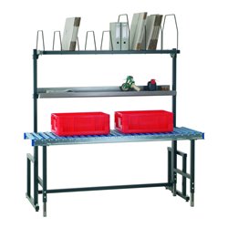 Rocholz Rollenbahntisch SYSTEM 2000 1955x640x690-960 mm