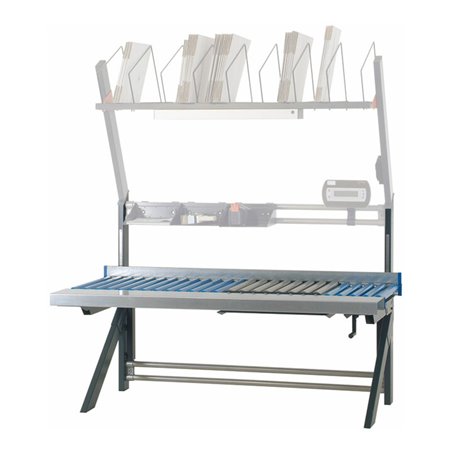 Rocholz Rollenbahntisch MODUL 5000 1955x1040x1330 mm mit integrierter Waage