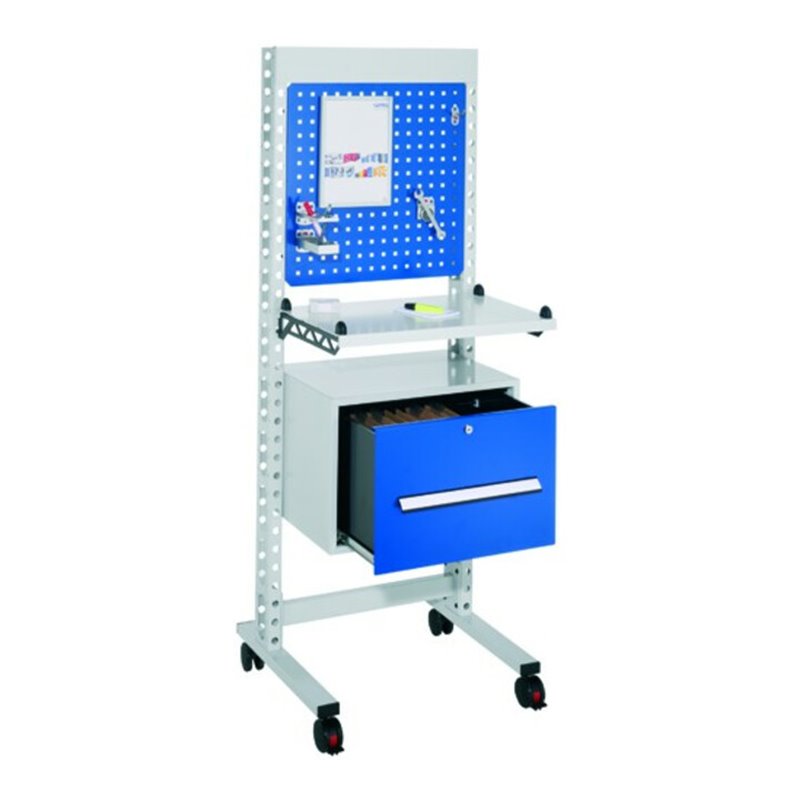 Rocholz QM-Station MODUL 5200 670x650x1765 mm Metallablage und Schublade für Hängeregister