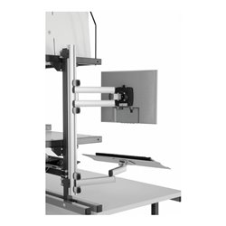 Rocholz Profilleiste für EDV Gelenkarme SYSTEM 2000 H 745 mm