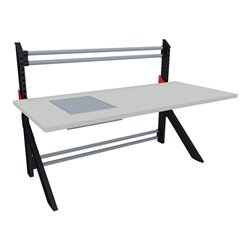 Rocholz Pack- und Arbeitstisch MODUL 5000 2000x1040x1330 mm mit integrierter Waage