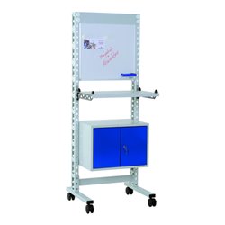 Rocholz QM-Station MODUL 5200 670x650x1765 mm Metallablage und Schrank für Ordner mit Whiteboard