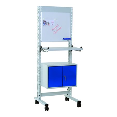 Rocholz QM-Station MODUL 5200 670x650x1765 mm Metallablage und Schrank für Ordner mit Whiteboard