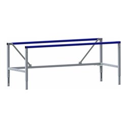 Rocholz Tischgestell M SYSTEM FLEX 1200x800x660-930 mm RAL9006/5010