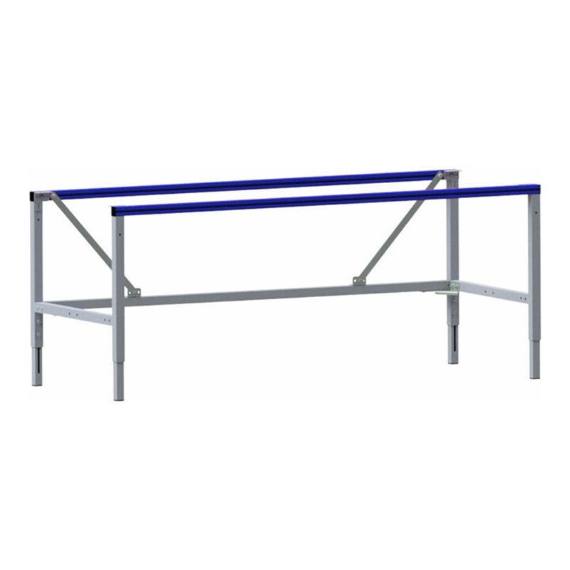 Rocholz Tischgestell M SYSTEM FLEX 1200x800x660-930 mm RAL9006/5010